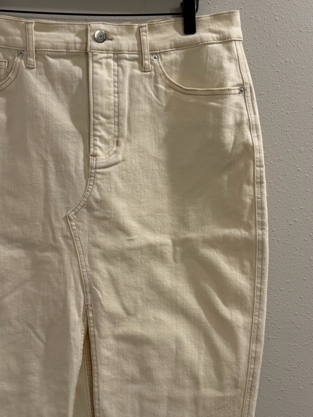 Veronica Beard NWT Size 10 Ecru Breves Midi Skirt Designer Luxury Brunch Chic - Picture 10 of 10